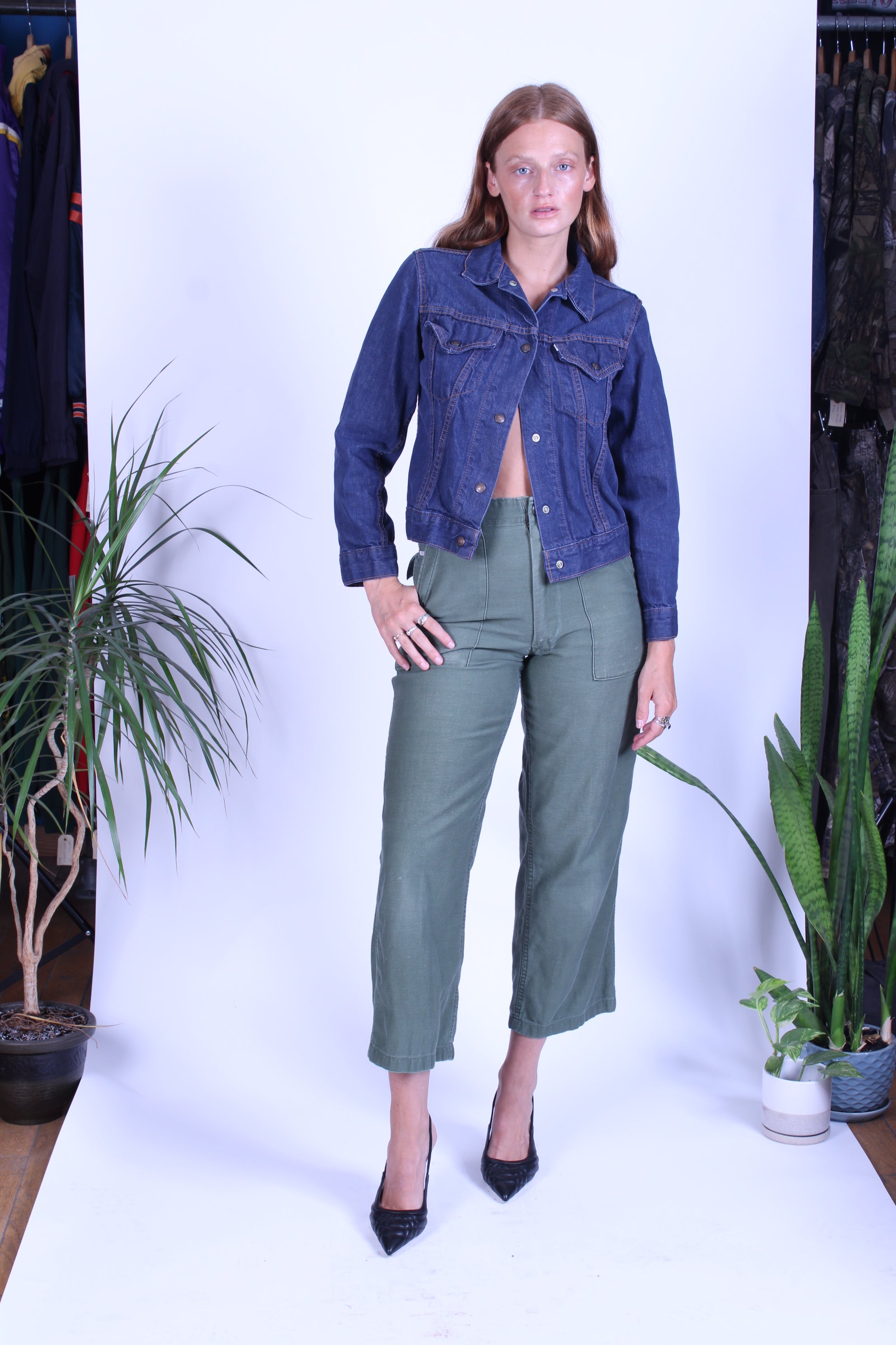 Vintage US ARMY OG-107 trouser Army Pant W26