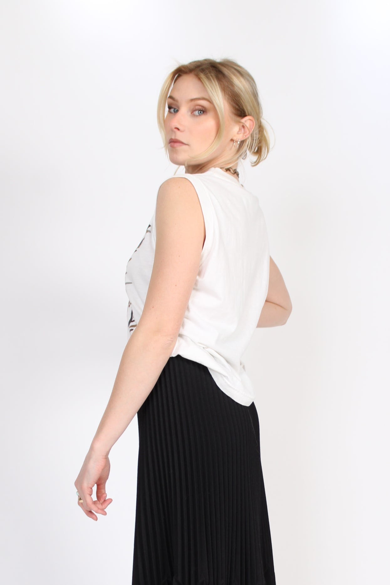 Diane Von Furstenberg Picasso Sleeveless Shirt