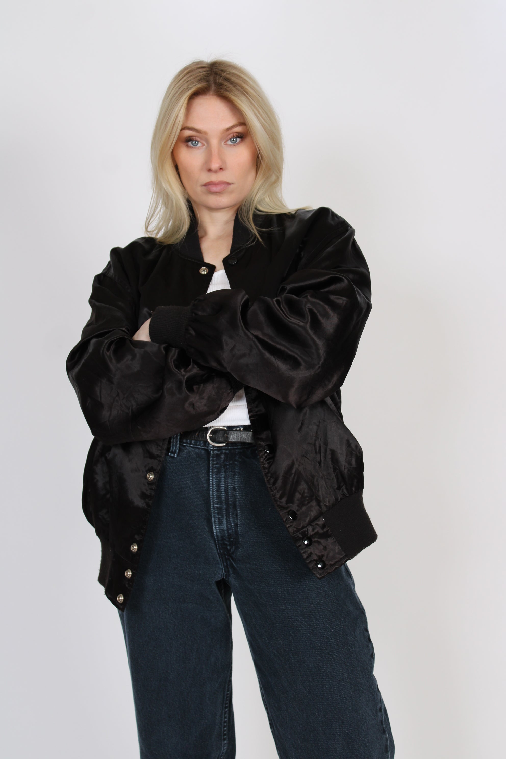 Vintage MTV Satin Bomber Jacket