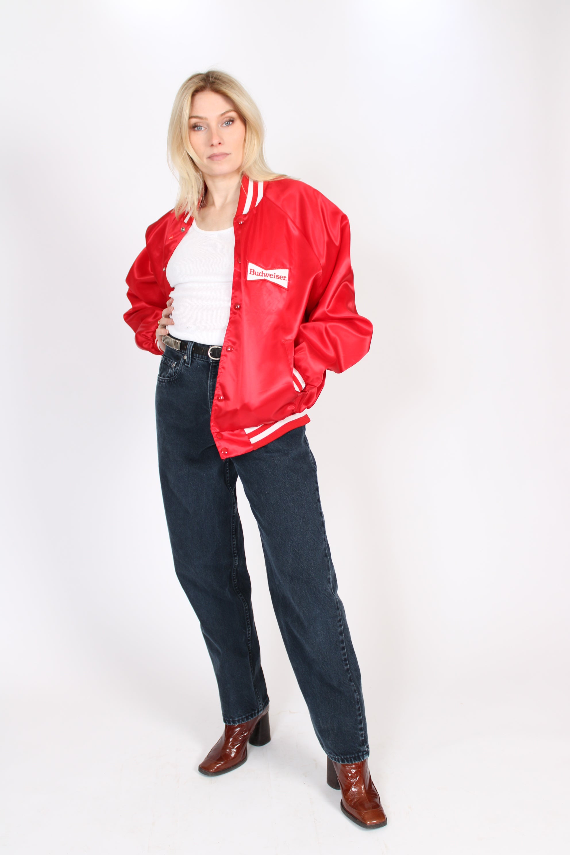 1980s Budweiser Bomber Jacket
