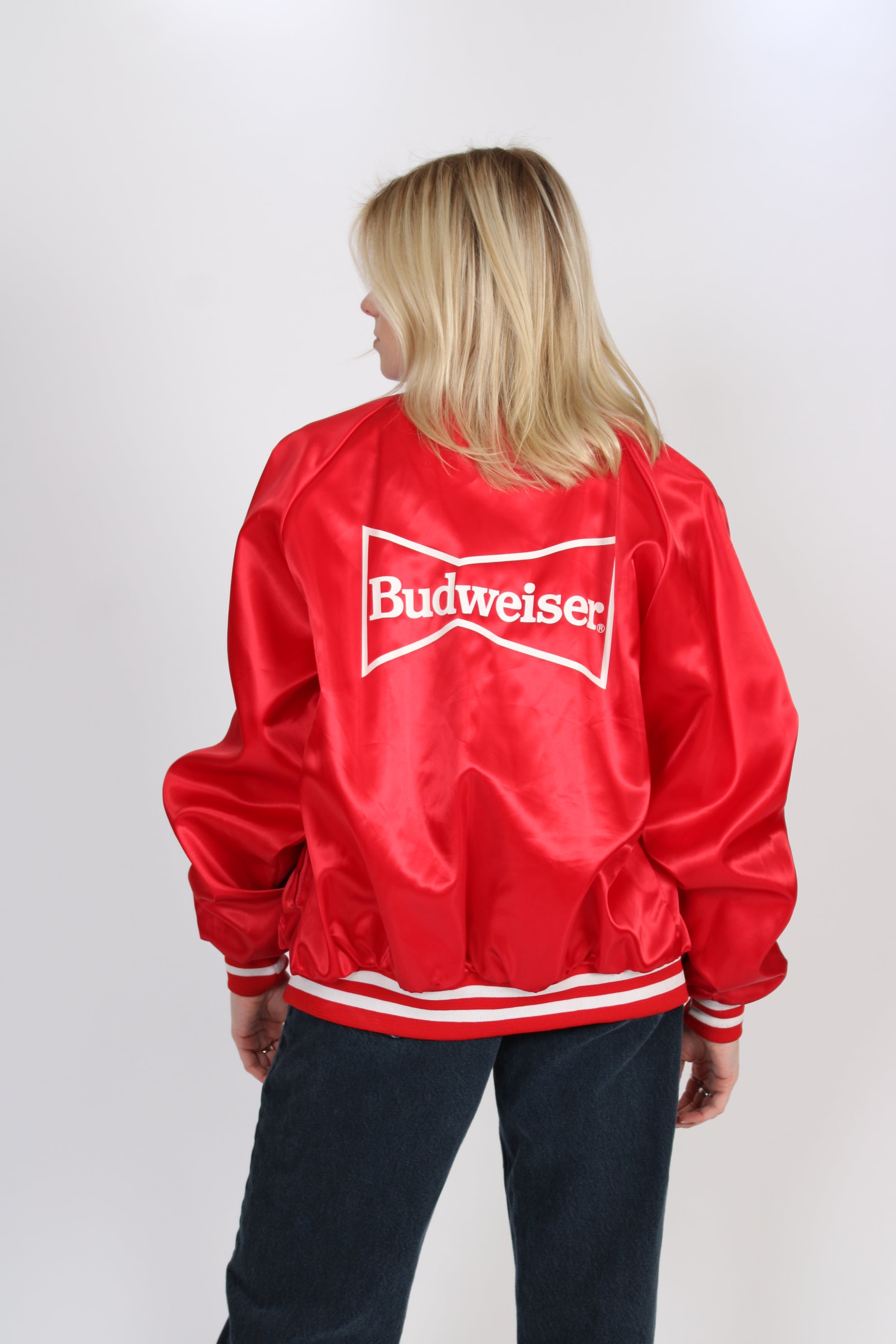 1980s Budweiser Bomber Jacket