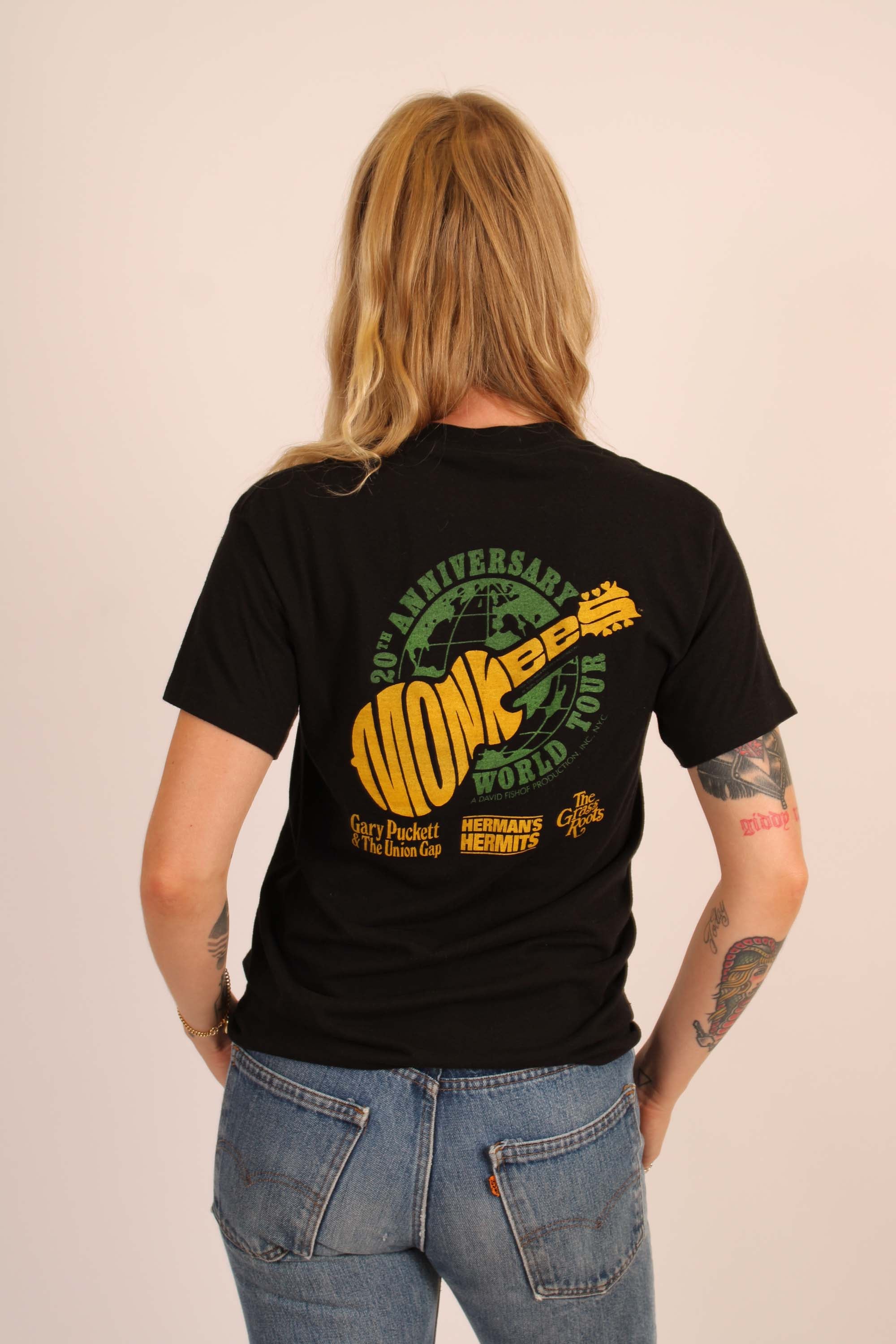 Vintage 1980 The Monkees "Coming to Your Town" T Shirt
