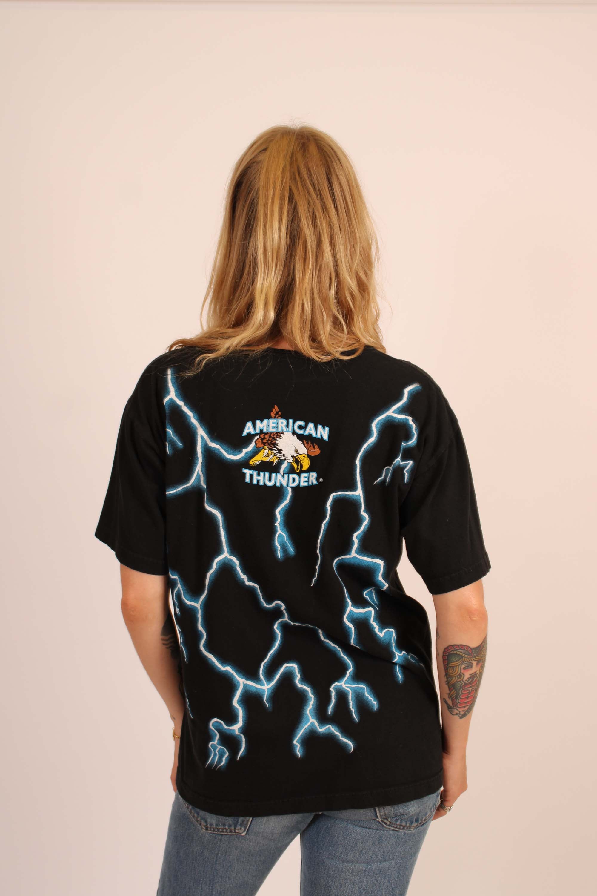 Vintage American Thunder Unicorn T Shirt