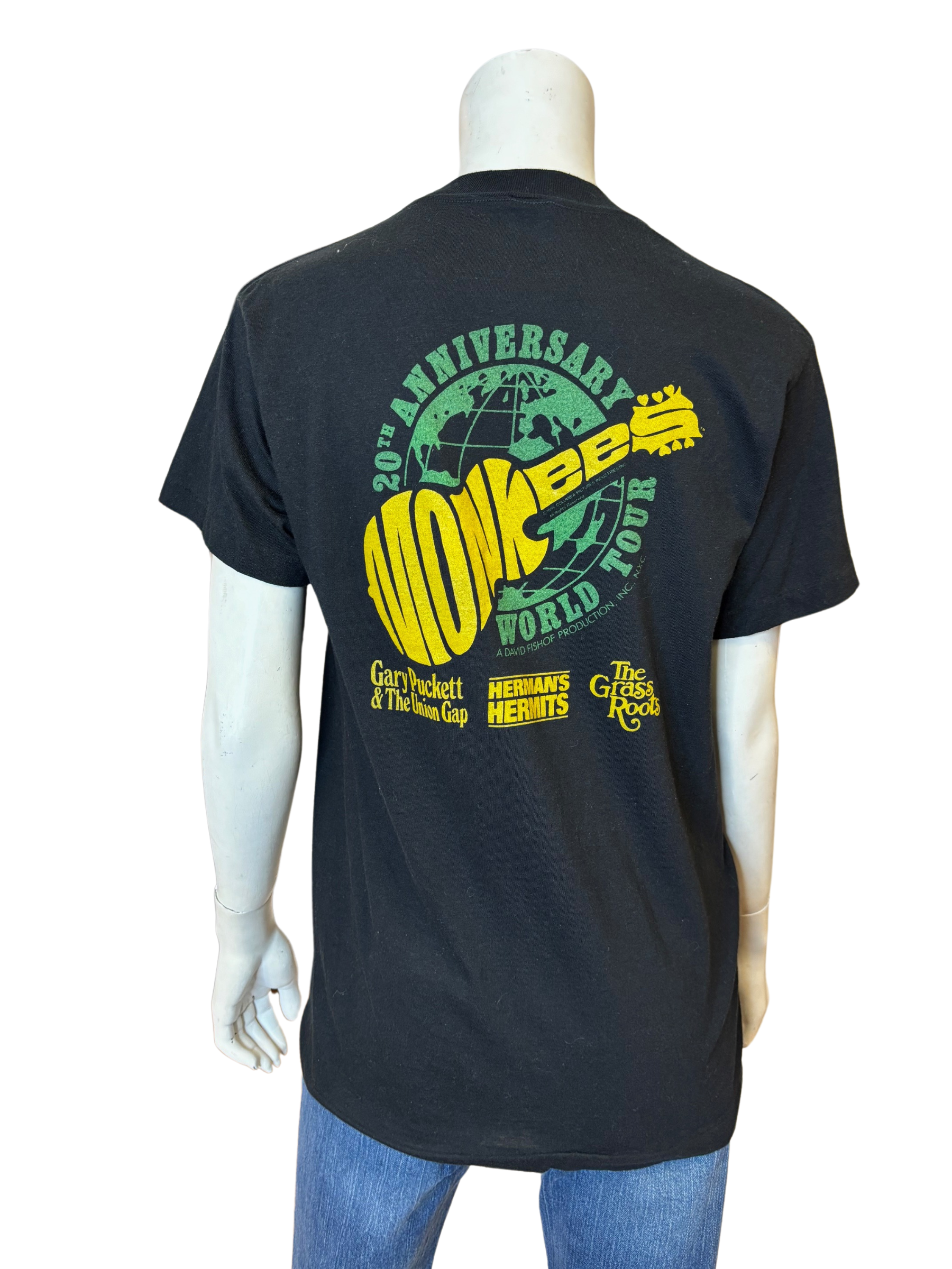 Vintage 1980 The Monkees "Coming to Your Town" T Shirt