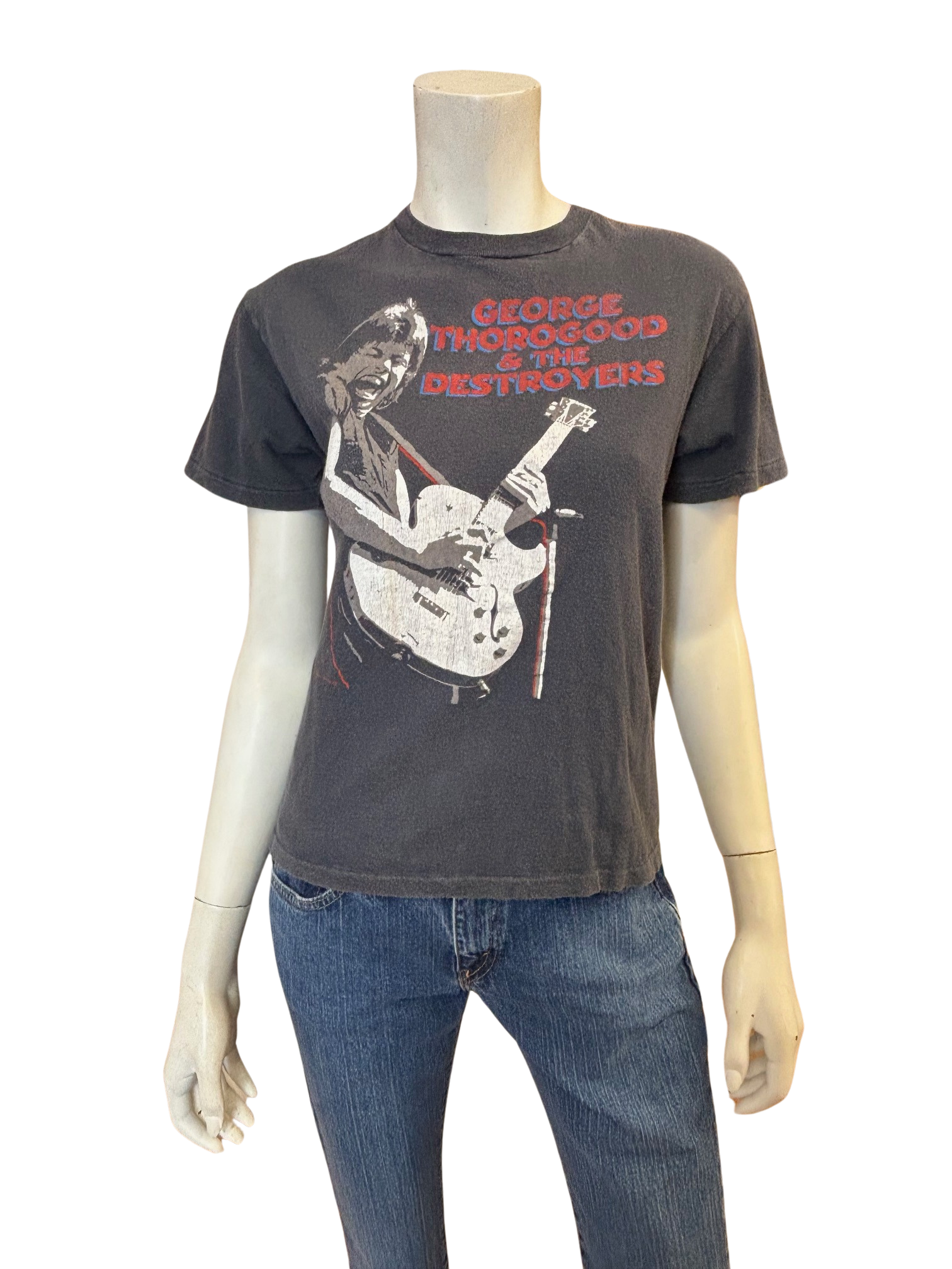 Vintage 1980s George Thorogood and The Destroyers Maverick Tour T Shirt