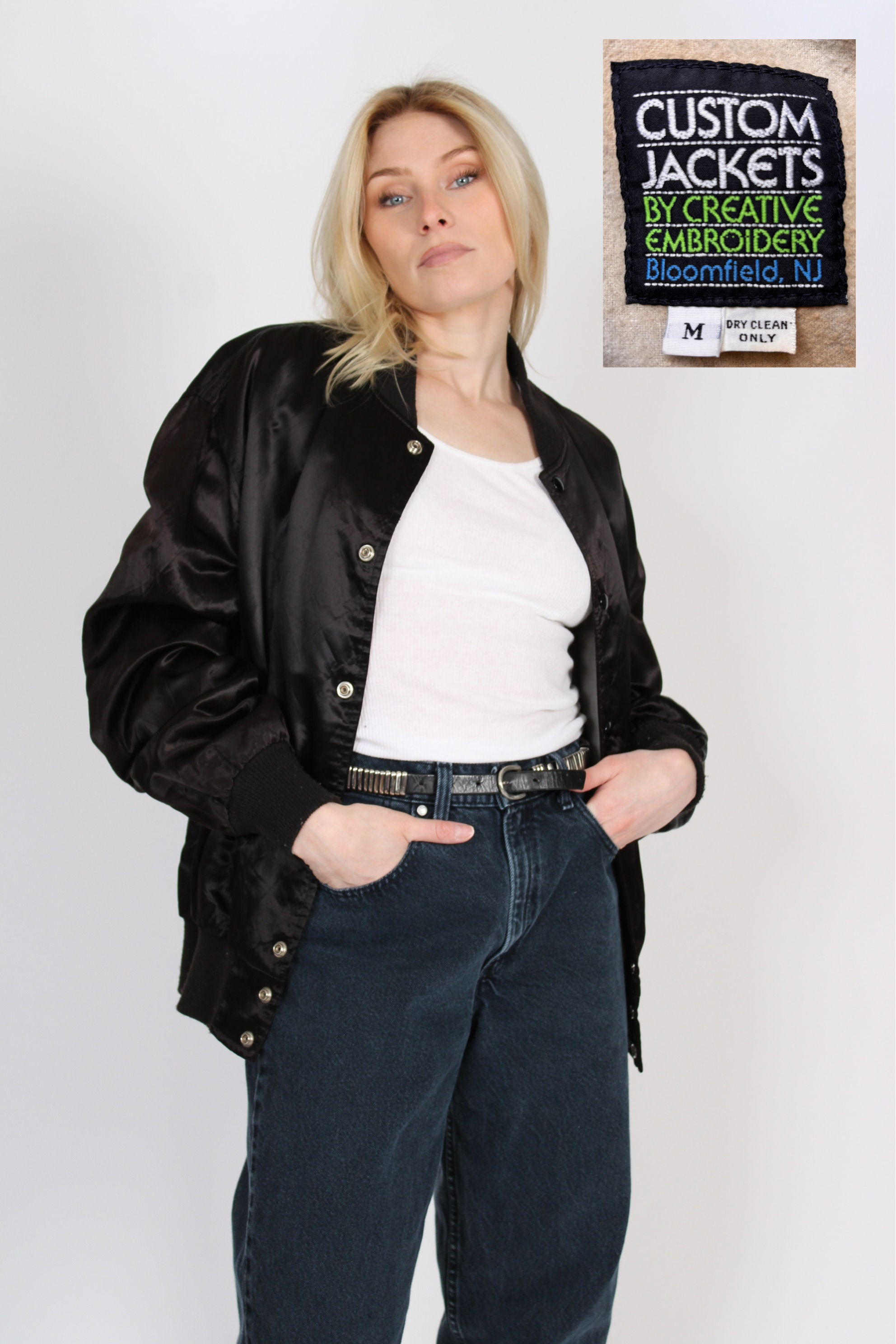 Vintage MTV Satin Bomber Jacket