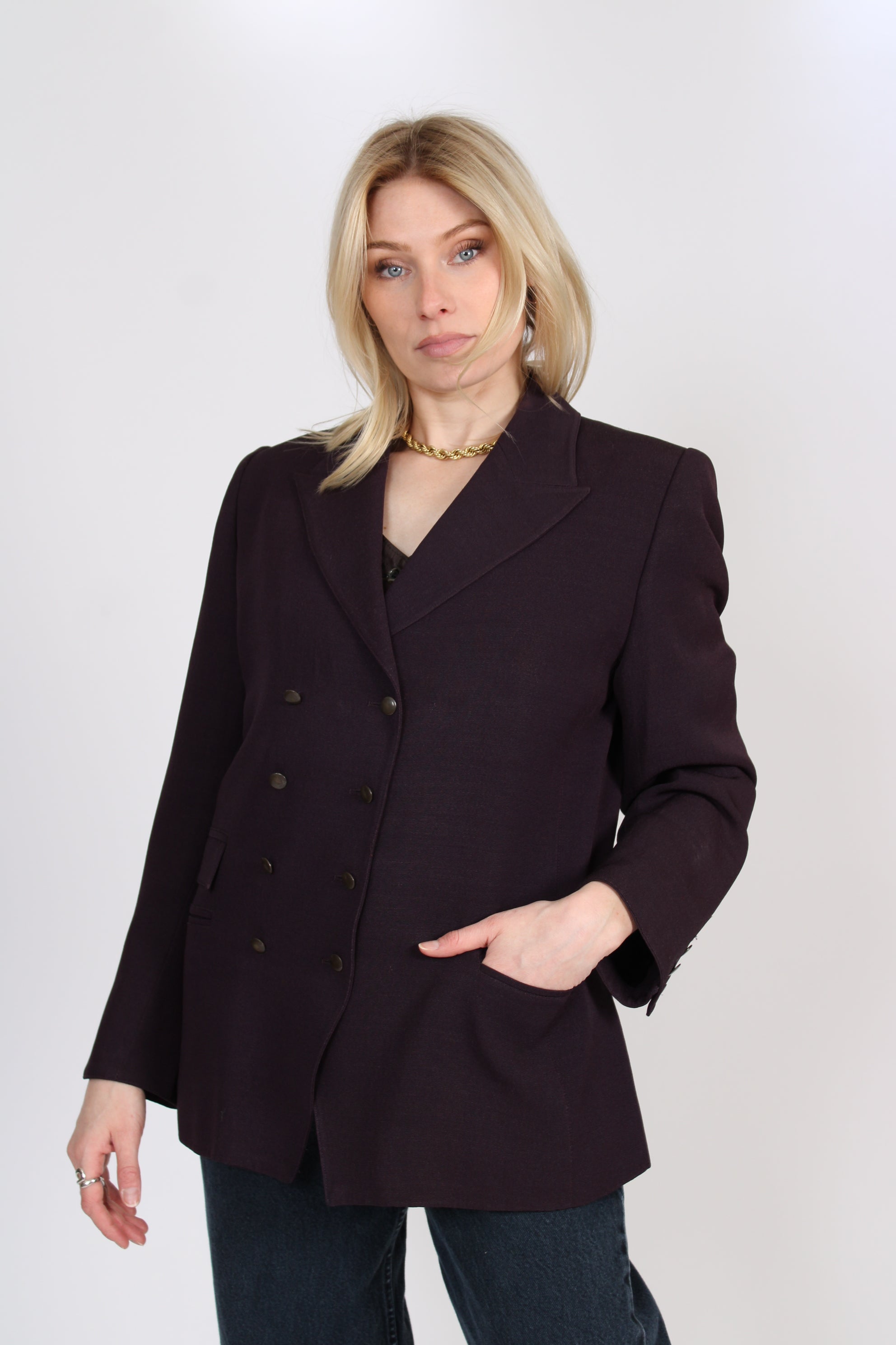 Vintage Claude Montana Black Blazer