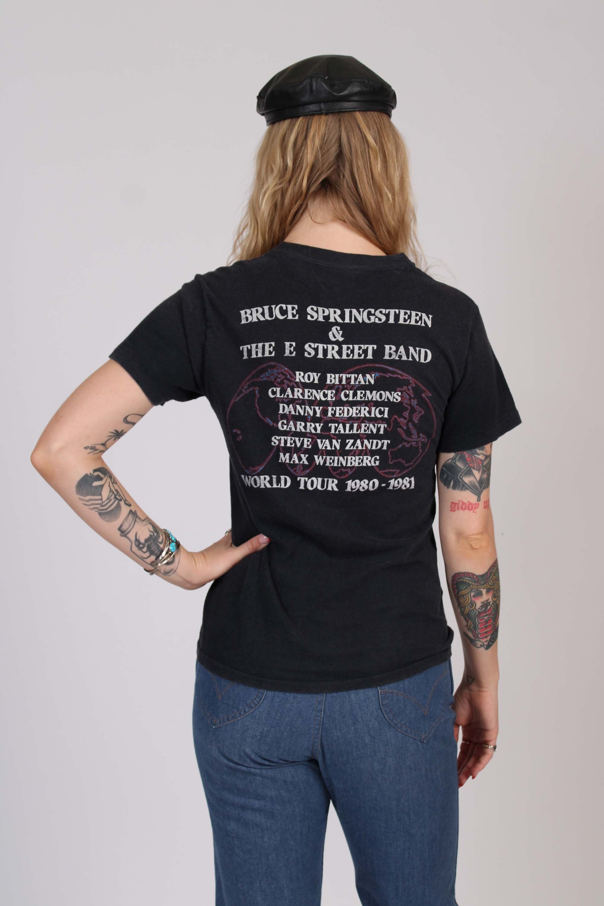 1981 Bruce Springsteen & The E Street Band World Tour T Shirt