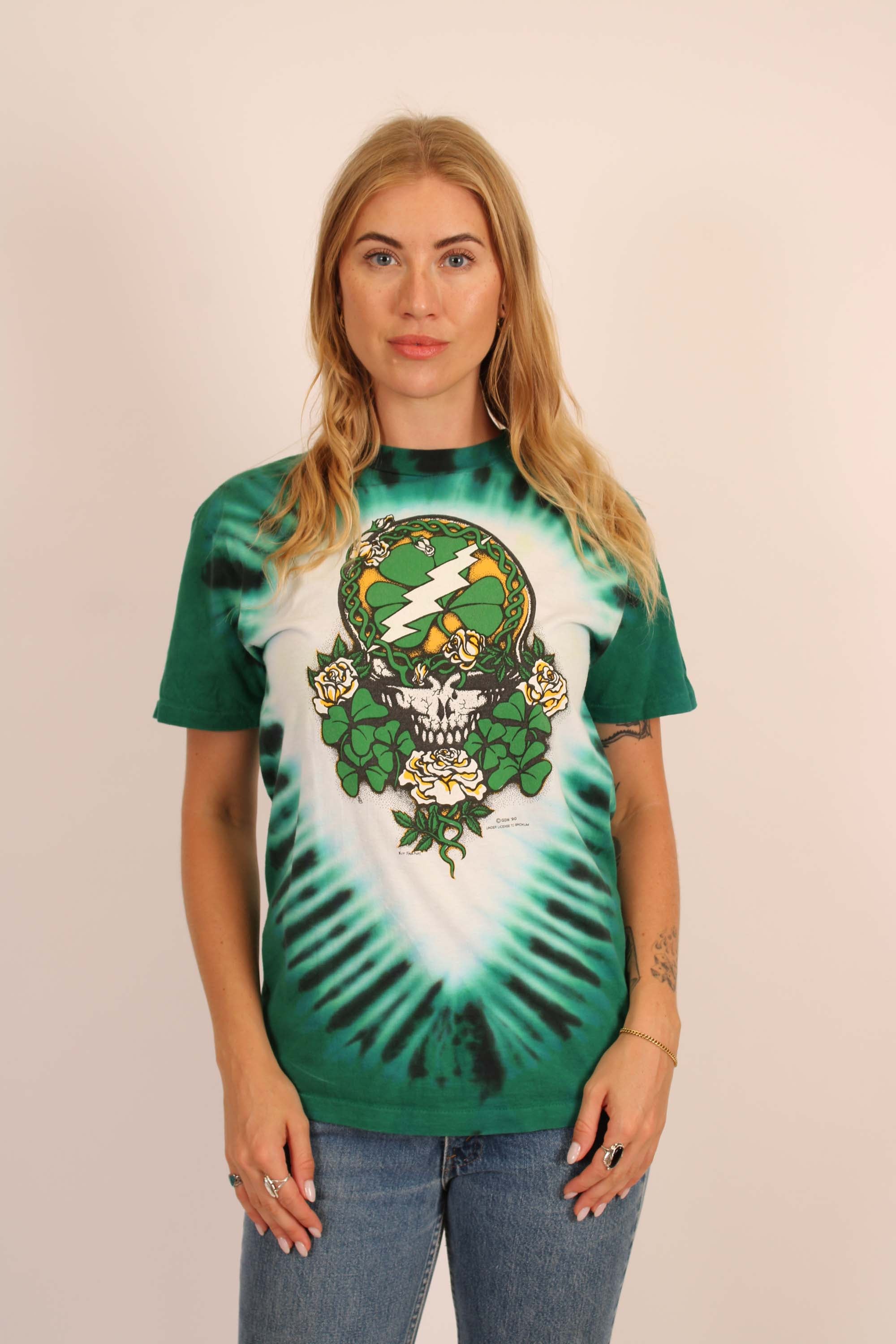 Vintage Grateful Dead Spring Tour 1991 Tie Dye T Shirt
