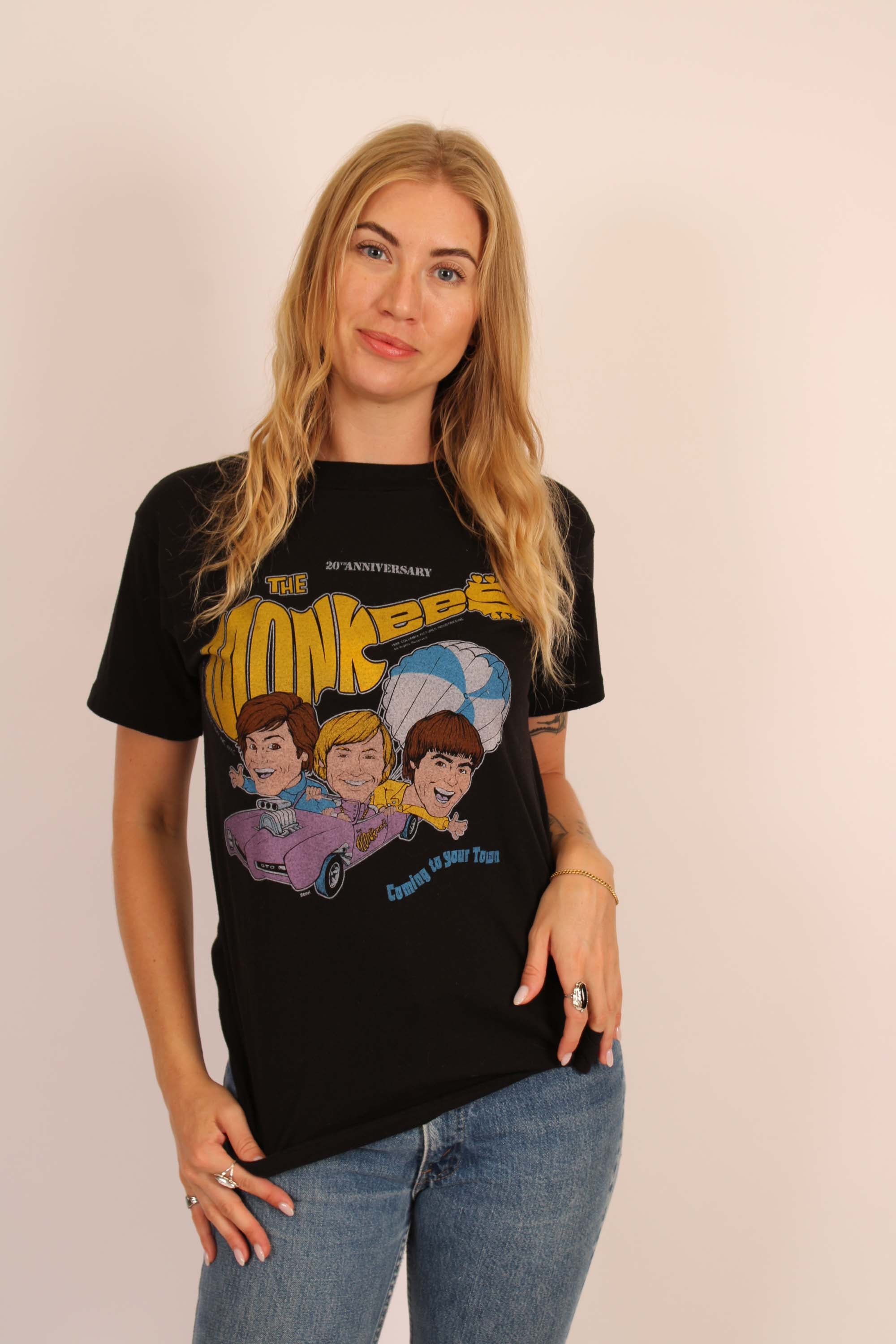 Vintage 1980 The Monkees "Coming to Your Town" T Shirt