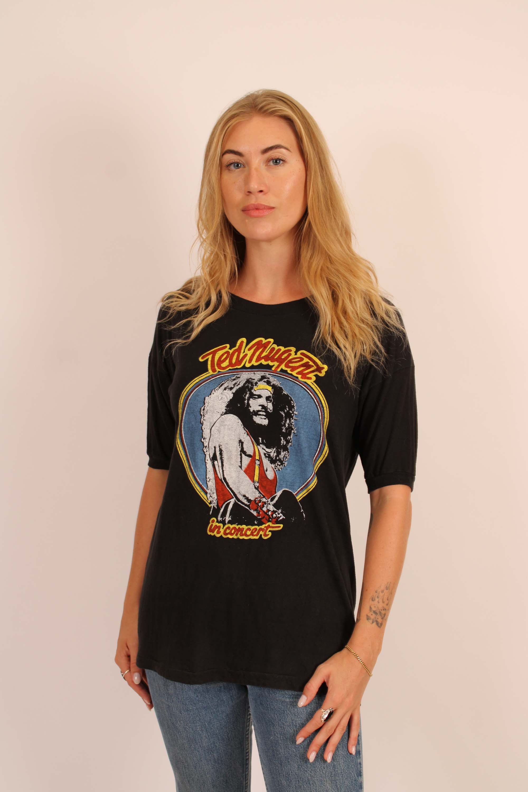 Vintage 1970s Ted Nugent Ringer T shirt