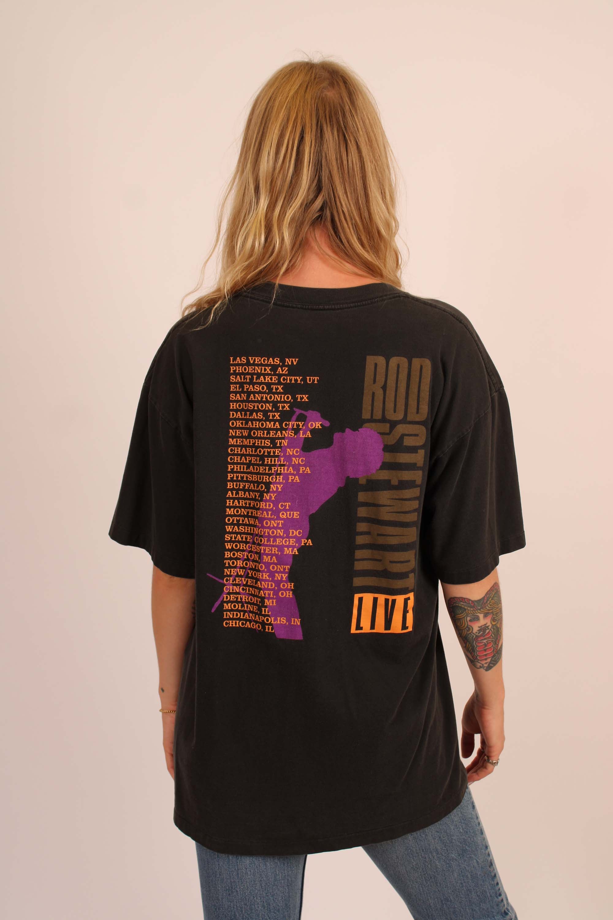 1990s Vintage Rod Stewart 90s Tour Tee