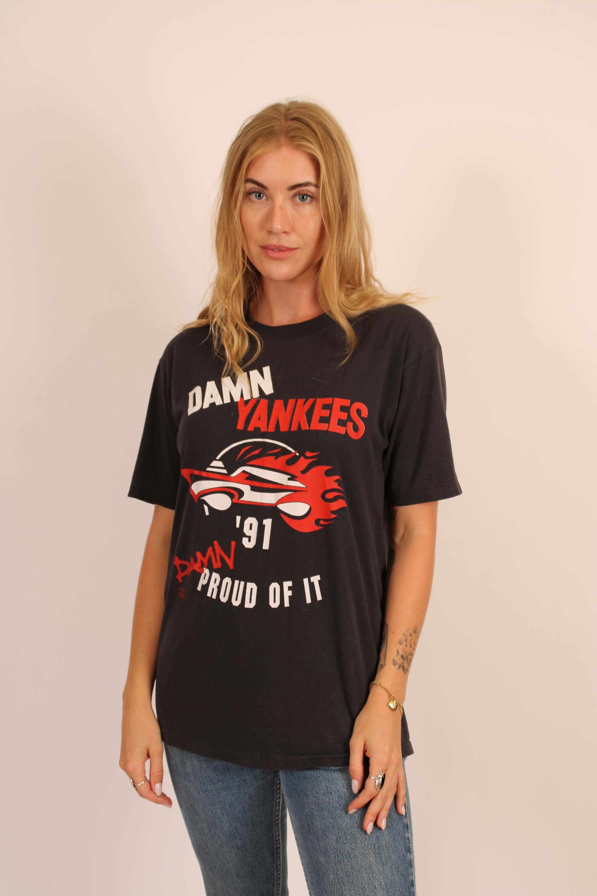 1990s Vintage Damn Yankees "Damn Proud of It" Tour T Shirt