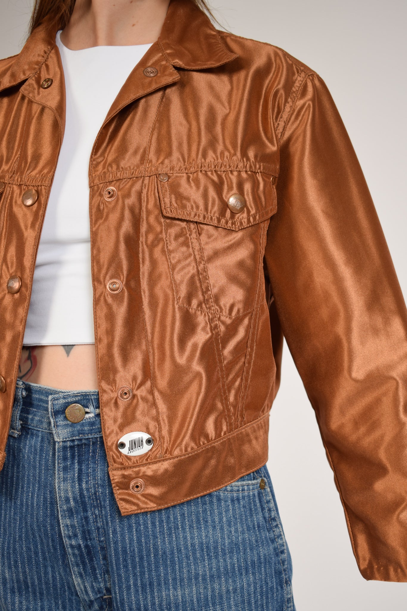 Vintage Junior Gaultier Bronze Cropped Jacket